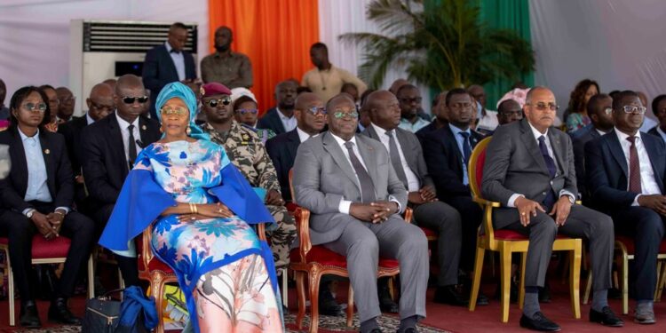 Le Vice-Président Tiémoko Meyliet KONE, en visite de travail dans la Région du Hambol du 26 au 28 janvier 2023, l’étape de Dabakala et Niakara.