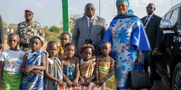 Le Vice-Président Tiémoko Meyliet KONE, en visite de travail dans la Région du Hambol du 26 au 28 janvier 2023, l’étape de Dabakala et Niakara.
