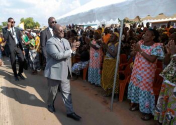 Le Vice-Président Tiémoko Meyliet KONE, en visite de travail dans la Région du Hambol du 26 au 28 janvier 2023, l&rsquo;étape de Dabakala et Niakara.
