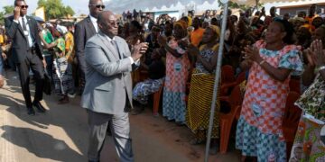 Le Vice-Président Tiémoko Meyliet KONE, en visite de travail dans la Région du Hambol du 26 au 28 janvier 2023, l&rsquo;étape de Dabakala et Niakara.