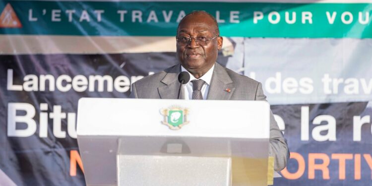 Le Vice-Président Tiémoko Meyliet KONE, en visite de travail dans la Région du Hambol du 26 au 28 janvier 2023, l’étape de Dabakala et Niakara.