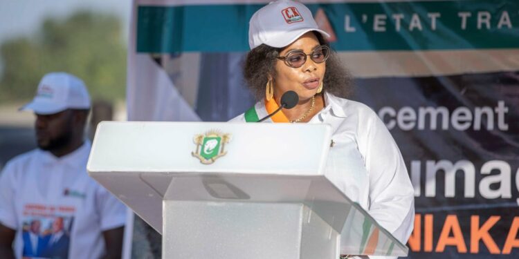 Le Vice-Président Tiémoko Meyliet KONE, en visite de travail dans la Région du Hambol du 26 au 28 janvier 2023, l’étape de Dabakala et Niakara.