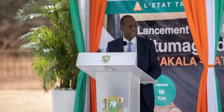 Le Vice-Président Tiémoko Meyliet KONE, en visite de travail dans la Région du Hambol du 26 au 28 janvier 2023, l’étape de Dabakala et Niakara.