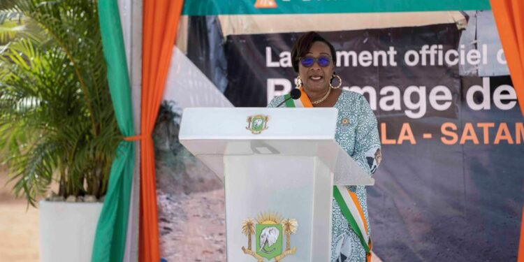 Le Vice-Président Tiémoko Meyliet KONE, en visite de travail dans la Région du Hambol du 26 au 28 janvier 2023, l’étape de Dabakala et Niakara.