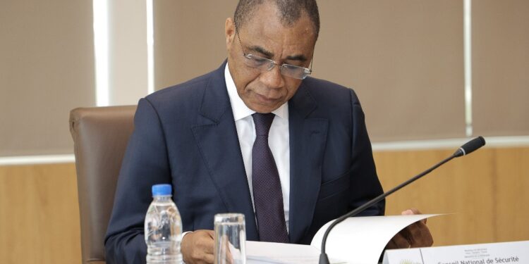 Les photos de la Réunion du Conseil National de Sécurité (CNS) présidé par SEM Alassane Ouattara,  le jeudi 12 janvier 2023, au Palais Présidentiel