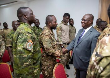 Côte d&rsquo;Ivoire : Les 49 soldats ivoiriens en Réarmement Moral à Assinie