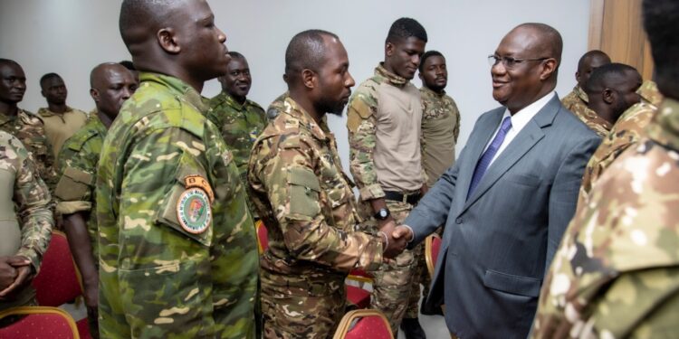 Côte d’Ivoire : Les 49 soldats ivoiriens en Réarmement Moral à Assinie