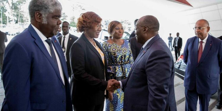 Les photos du lancement du PND 2021-2025, en présence du Vice-Président Tiémoko Meyliet KONE, lundi 23 janvier 2023, au Sofitel Abidjan Hôtel Ivoire.