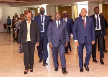 Les photos du lancement du PND 2021-2025, en présence du Vice-Président Tiémoko Meyliet KONE, lundi 23 janvier 2023, au Sofitel Abidjan Hôtel Ivoire.