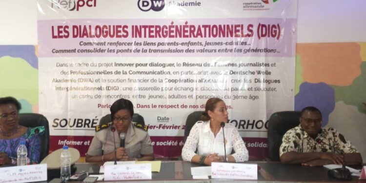  Soubré : Le Réseau des femmes journalistes initie un dialogue intergénérationnel