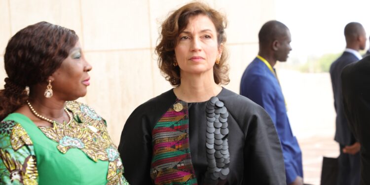 Les images de la remise du prix Félix Houphouët Boigny pour la paix  à Angela Merkel, à Yamoussoukro le 8 février 2023