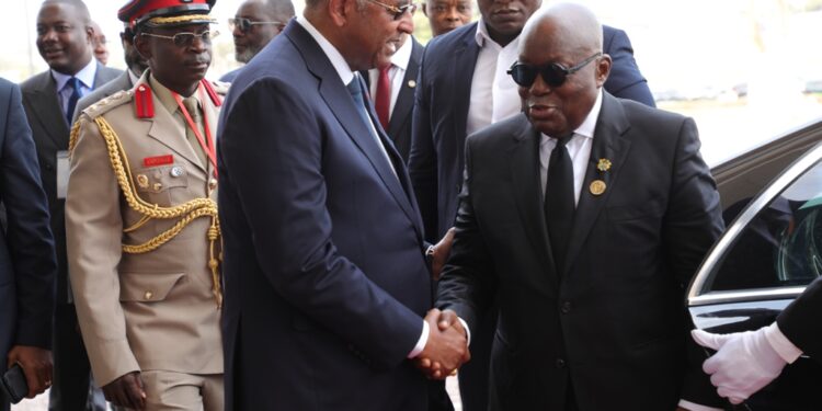 Les images de la remise du prix Félix Houphouët Boigny pour la paix  à Angela Merkel, à Yamoussoukro le 8 février 2023