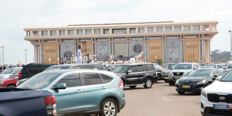Les images de la remise du prix Félix Houphouët Boigny pour la paix  à Angela Merkel, à Yamoussoukro le 8 février 2023