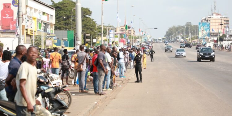 Les images de la remise du prix Félix Houphouët Boigny pour la paix  à Angela Merkel, à Yamoussoukro le 8 février 2023