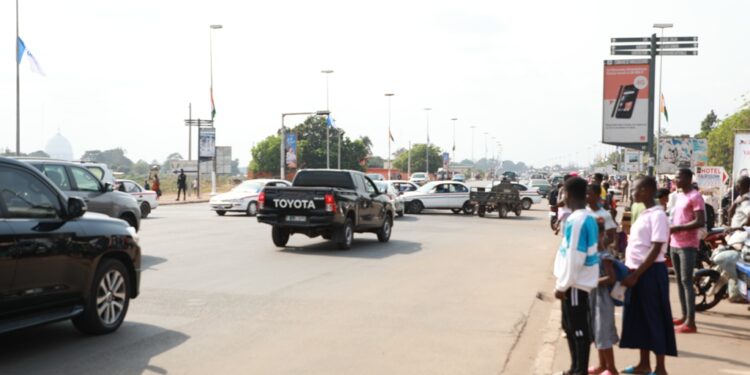 Les images de la remise du prix Félix Houphouët Boigny pour la paix  à Angela Merkel, à Yamoussoukro le 8 février 2023
