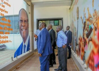 Après la visite du Siège du Rhdp : Kafana félicite Bacongo pour la qualité des travaux