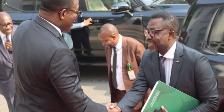 CAN 2023 en Côte d’Ivoire : le Premier ministre Patrick Achi a reçu en audience des émissaires de la CAF.