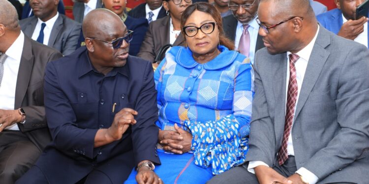 Les photos de la prestation de serment de deux nouveaux membres de la Commission Centrale de la CEI, au Conseil Constitutionnel le mercredi 01 mars 2023.