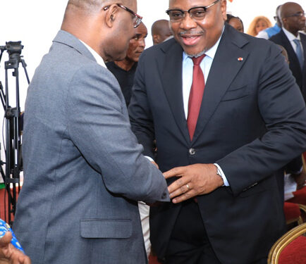 Les photos de la prestation de serment de deux nouveaux membres de la Commission Centrale de la CEI, au Conseil Constitutionnel le mercredi 01 mars 2023.