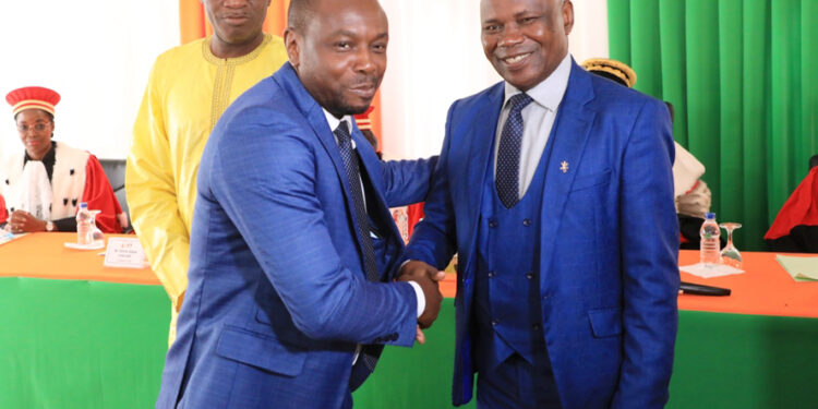 Les photos de la prestation de serment de deux nouveaux membres de la Commission Centrale de la CEI, au Conseil Constitutionnel le mercredi 01 mars 2023.