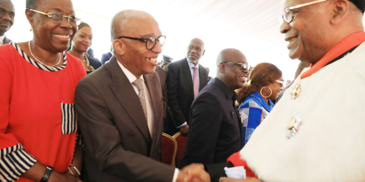 Les photos de la prestation de serment de deux nouveaux membres de la Commission Centrale de la CEI, au Conseil Constitutionnel le mercredi 01 mars 2023.