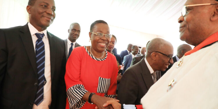 Les photos de la prestation de serment de deux nouveaux membres de la Commission Centrale de la CEI, au Conseil Constitutionnel le mercredi 01 mars 2023.