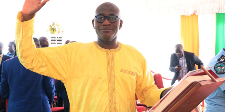 Les photos de la prestation de serment de deux nouveaux membres de la Commission Centrale de la CEI, au Conseil Constitutionnel le mercredi 01 mars 2023.