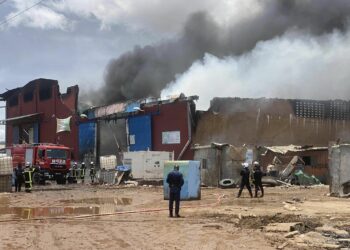 Incendie d&rsquo;une usine à Port-Bouet : Emmou sollicite l&rsquo;aide des pompiers français