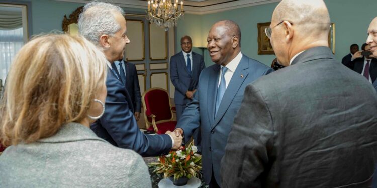 Les photos de l’entretien du Président Alassane OUATTARA, avec le Ministre italien de…