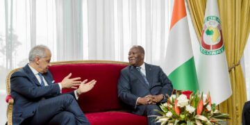 Les photos de l&rsquo;entretien du Président Alassane OUATTARA, avec le Ministre italien de…