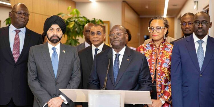 Les photos de l&rsquo;audience du Vice-Président Tiémoko Meyliet KONE, le mardi 7 mars 2023, au Palais de la Présidence à Abidjan.