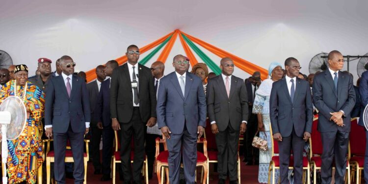 Le Vice-Président Tiémoko Meyliet Koné, a inauguré le nouveau siège du ministère de…