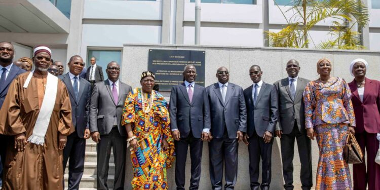 Le Vice-Président Tiémoko Meyliet Koné, a inauguré le nouveau siège du ministère de…