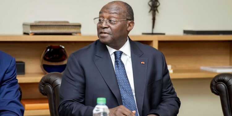 Les photos de l&rsquo;audience du Vice-Président Tiémoko Meyliet KONE, le mardi 7 mars 2023, au Palais de la Présidence à Abidjan.