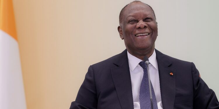 Le président Alassane Ouattara participe par visioconférence, à l’ouverture du Sommet…