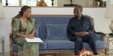 Le président Alassane Ouattara a échangé avec la Ministre d&rsquo;Etat Ministre des Affaires Etrangères de la Guinée-Bissau, Mme Suzi Carla Barbosa….