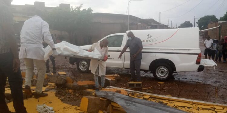 Bouaké/La pluie fait 1 mort, des blessés et de nombreux dégâts matériels