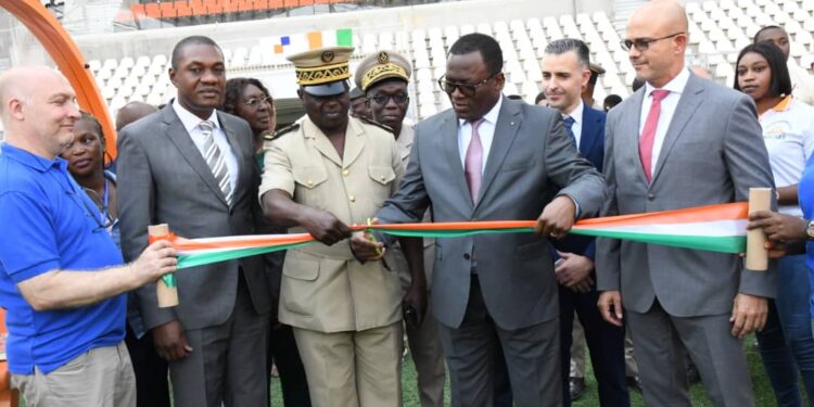 CAN 2023: Toutes les infrastructures sportives de Bouaké remises au ministre Danho