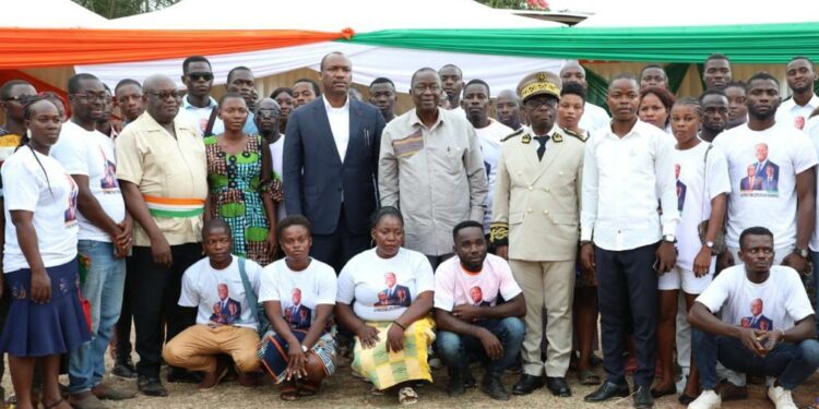 Région du Bélier/Action gouvernementale en faveur des jeunes: Ahoussou en tournée de vulgarisation