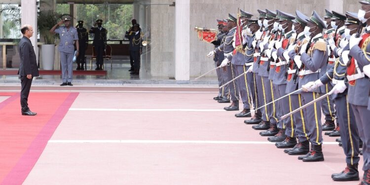 Le Président Alassane OUATTARA, a reçu, le 02 mars 2023, au Palais présidentiel, les lettres de créance de huit (8) nouveaux Ambassadeurs