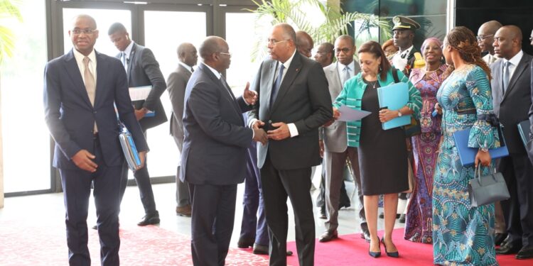 Les photos du conseil des ministres du mercredi 05 avril 2023, au Palais Présidentiel à Abidjan