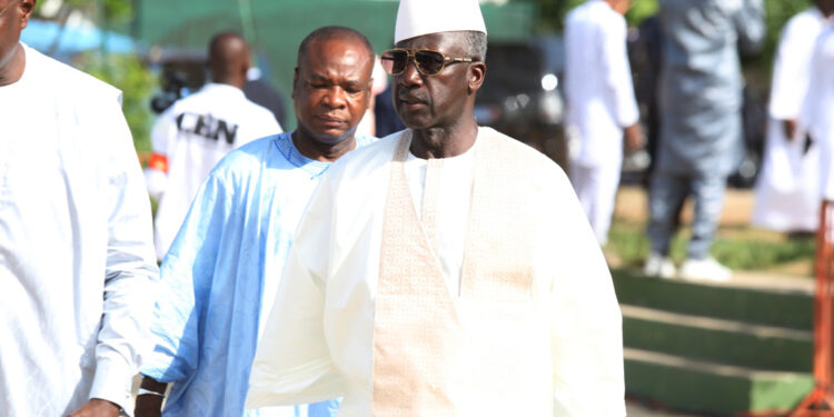 Les photos de la prière du Ramadan à la grande mosquée de la Riviera Golf, le vendredi 21 avril 2023, en présence du président de la République Alassane Ouattara.