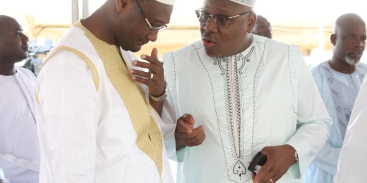 Les photos de la prière du Ramadan à la grande mosquée de la Riviera Golf, le vendredi 21 avril 2023, en présence du président de la République Alassane Ouattara.