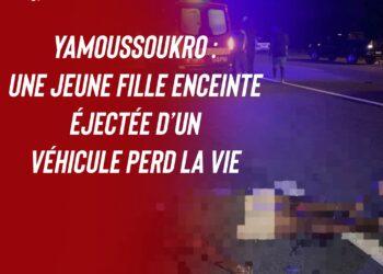 Triste accident de circulation à Yamoussoukro : une jeune fille enceinte perd la vie.