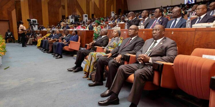 Les photos de la cérémonie d’ouverture de la Session Ordinaire 2023 du Sénat, le jeudi 13 avril 2023 à Yamoussoukro…