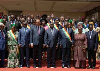 Les photos de la cérémonie d’ouverture de la Session Ordinaire 2023 du Sénat, le jeudi 13 avril 2023 à Yamoussoukro…