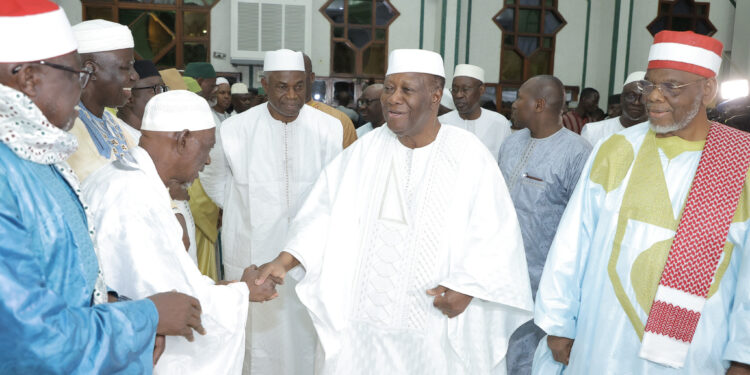 Les photos de la célébration de la Nuit du Destin, le lundi 17 avril 2023, à la…