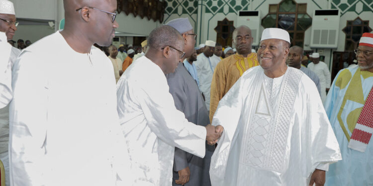 Les photos de la célébration de la Nuit du Destin, le lundi 17 avril 2023, à la…