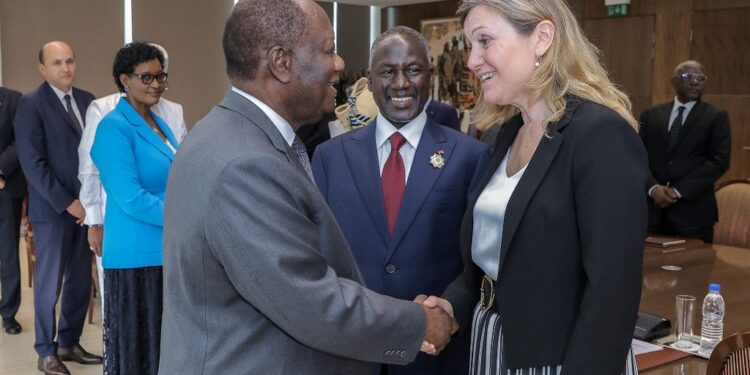 Le président Alassane Ouattara, a échangé avec les présidents des Assemblées Nationales Francophone en marge de…