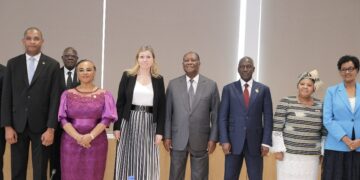 Le président Alassane Ouattara, a échangé avec les présidents des Assemblées Nationales Francophone en marge de…